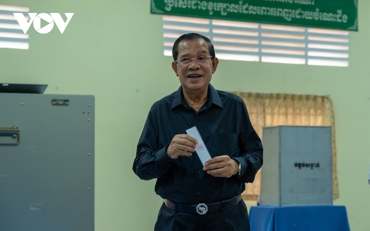 Đảng Nhân dân Campuchia chiến thắng áp đảo tại bầu cử Thượng viện khóa V- Ảnh 1.